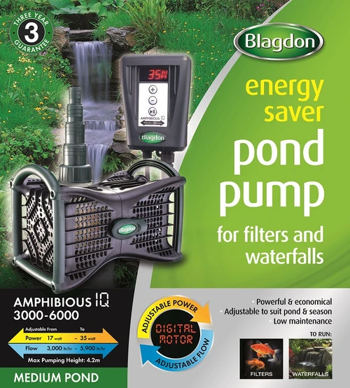 Blagdon Amphibious IQ Pump 3000 To 6000 Medium Pond 4 Blagdon Amphibious IQ Pump 3000 To 6000 Medium Pond - Image 2