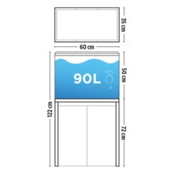 Fluval Roma 90 Walnut Aquarium & Cabinet 8 Fluval Roma 90 Walnut Aquarium & Cabinet -Fish Shop Cabinet and aquarium 90 Roma 56374.1695132092