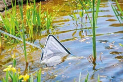 Oase Triangular Algae Net 10 Oase Triangular Algae Net -Fish Shop Oase Triangular Net in use 35482.1680192637