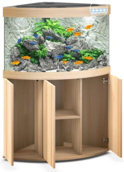 Juwel Trigon 190 LED Aquarium And Cabinet Light Wood -Fish Shop Trigon 190 light wood open 12327.1572100556