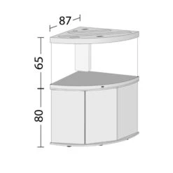 Juwel Trigon 350 LED Aquarium And Cabinet Black -Fish Shop Trigon 350 dimensions 44844.1572103540