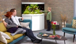 Juwel Trigon 350 LED Aquarium And Cabinet White -Fish Shop Trigon 350 white in situ 69594.1572103491