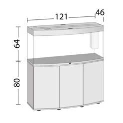 Juwel Vision 260 LED Aquarium And Cabinet Light Wood -Fish Shop Vision 260 dimensions 16254.1572016023