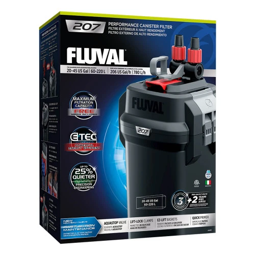Fluval 207 Performance External Aquarium Canister Filter 3 Fluval 207 Performance External Aquarium Canister Filter