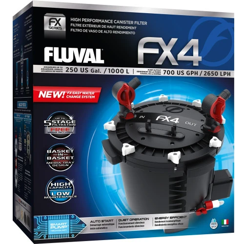 Fluval FX4 High Performance External Aquarium Canister Filter 3 Fluval FX4 High Performance External Aquarium Canister Filter