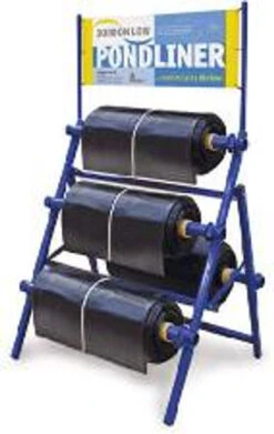 Firestone EPDM 1.02mm Rubber Pond Liner 10ft Wide -Fish Shop pvc pond liner on roll stand 2 87931 45583.1490966077