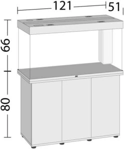 Juwel Rio 350 LED Aquarium And Cabinet Dark Wood -Fish Shop rio 350 dimensions 56688.1572009575